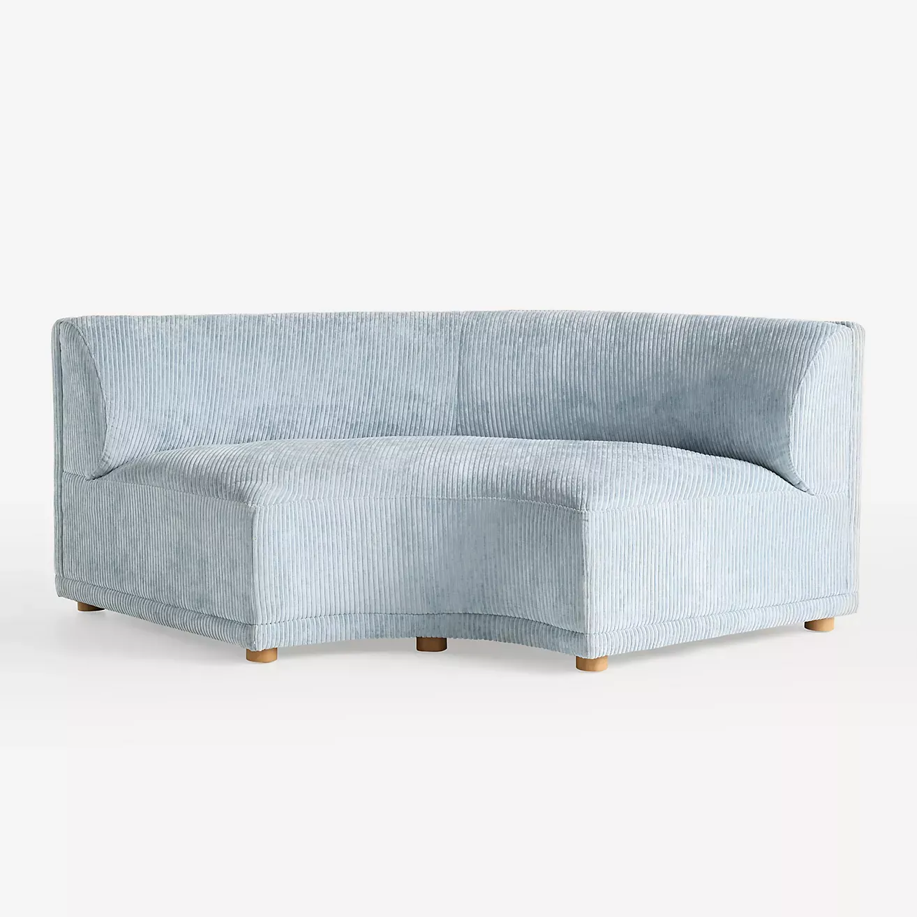 Celine Corduroy Modular Curved Corner Chair