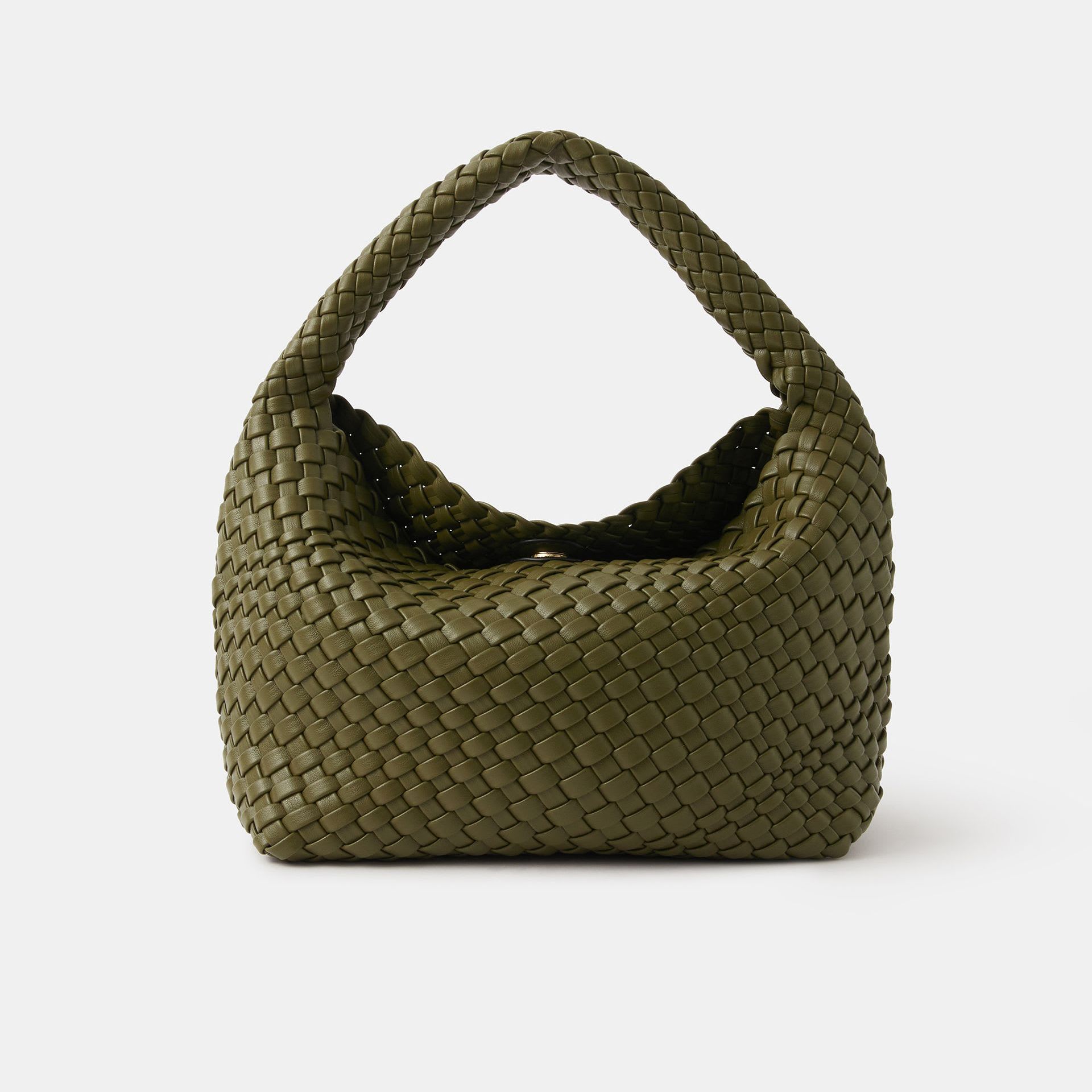 Woven Slouched Shoulder Bag