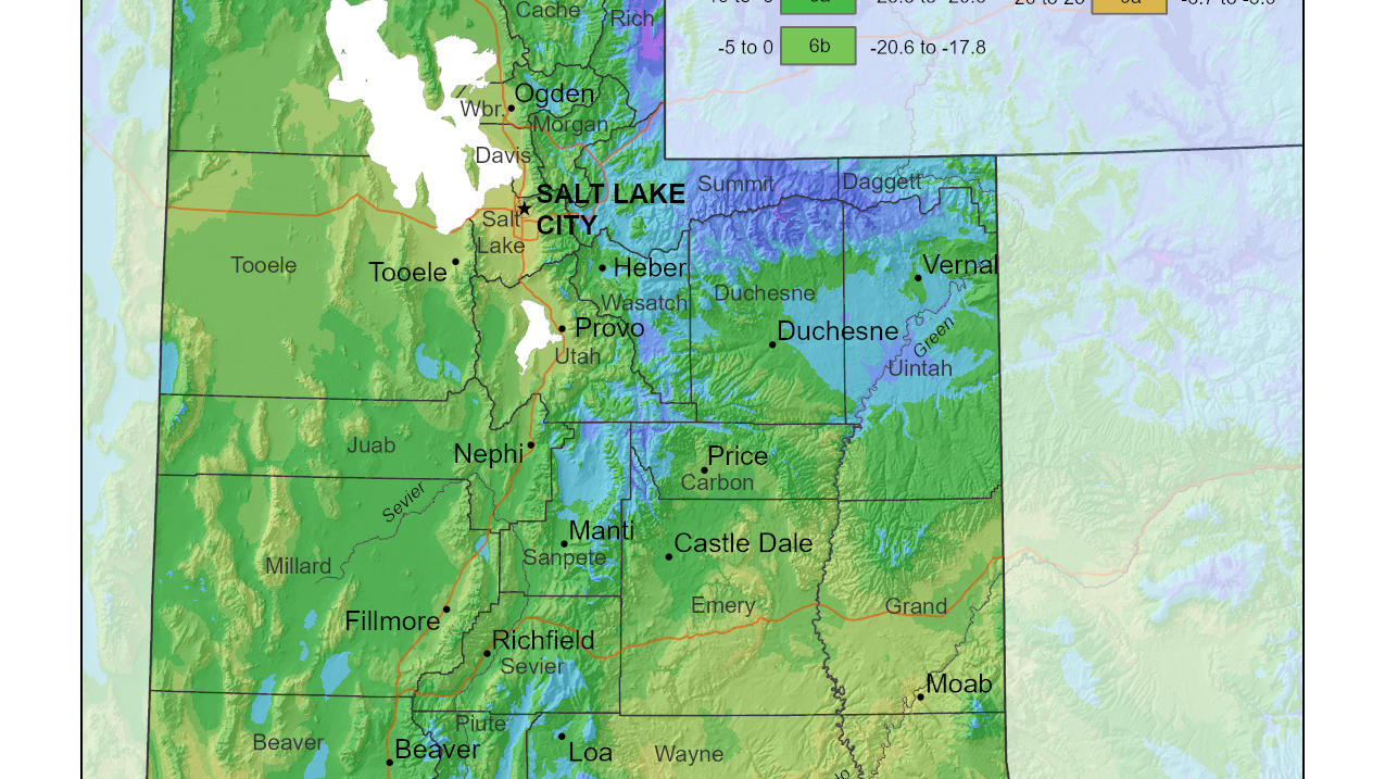 What Is the Gardening Plant Zone for St. George Utah? Mapped Out