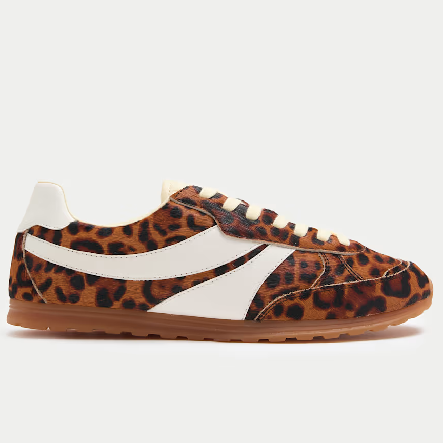 M&amp;amp;S leopard print trainers