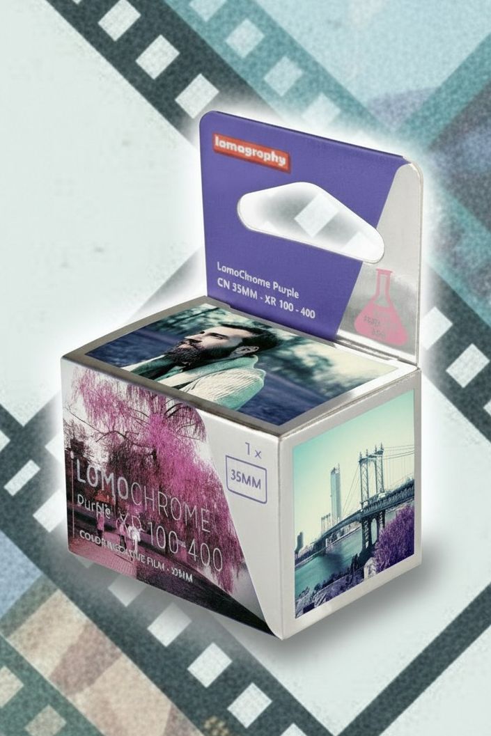 Lomochrome Purple 100 
36-exp color slide film 