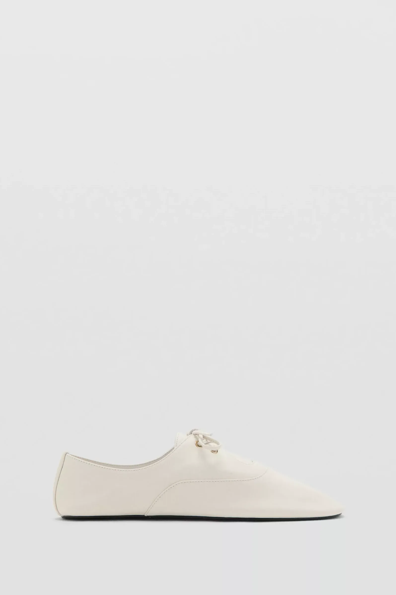 Lace-Up Leather Shoes - Women | Mango Usa