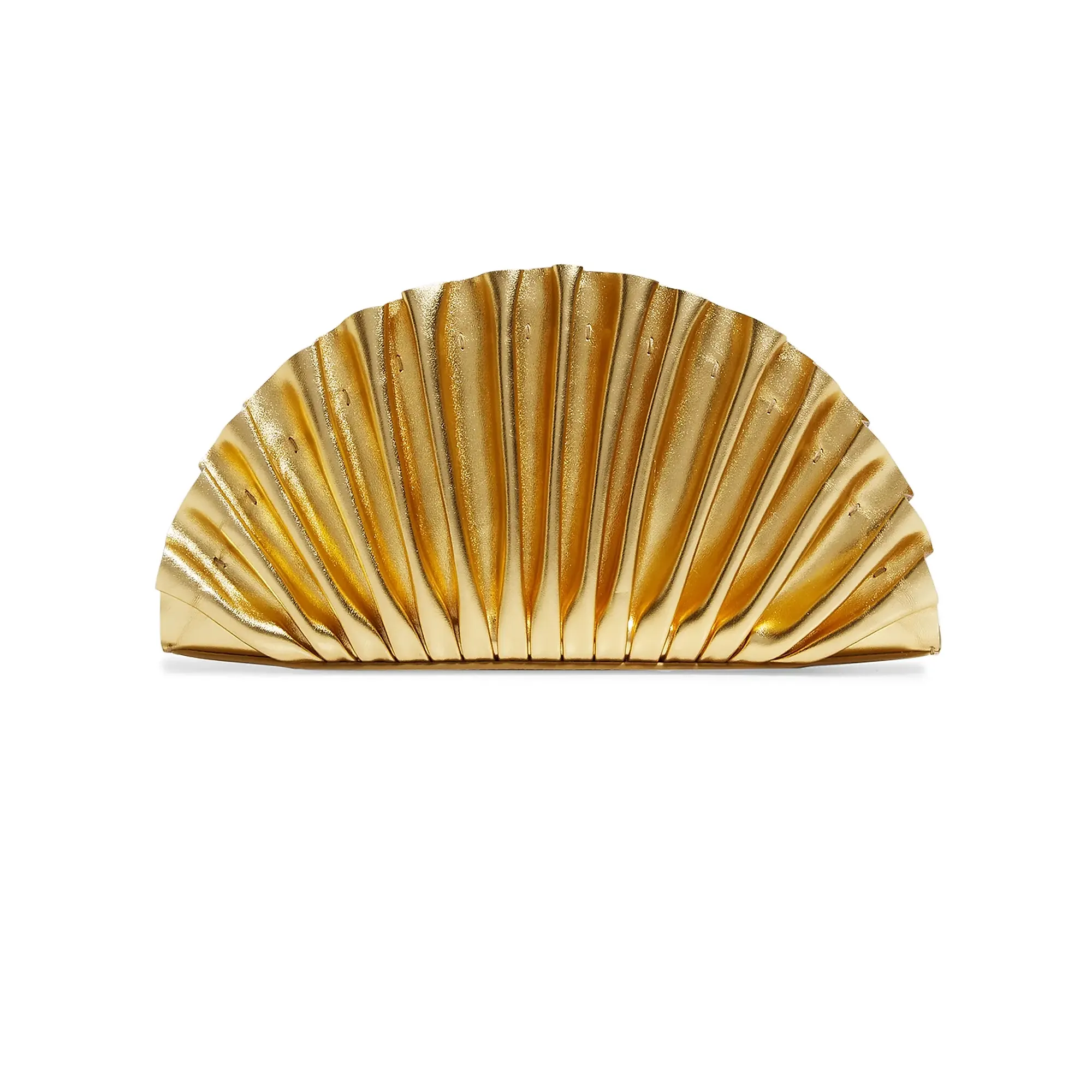 Mini Nala Metallic Leather Clutch