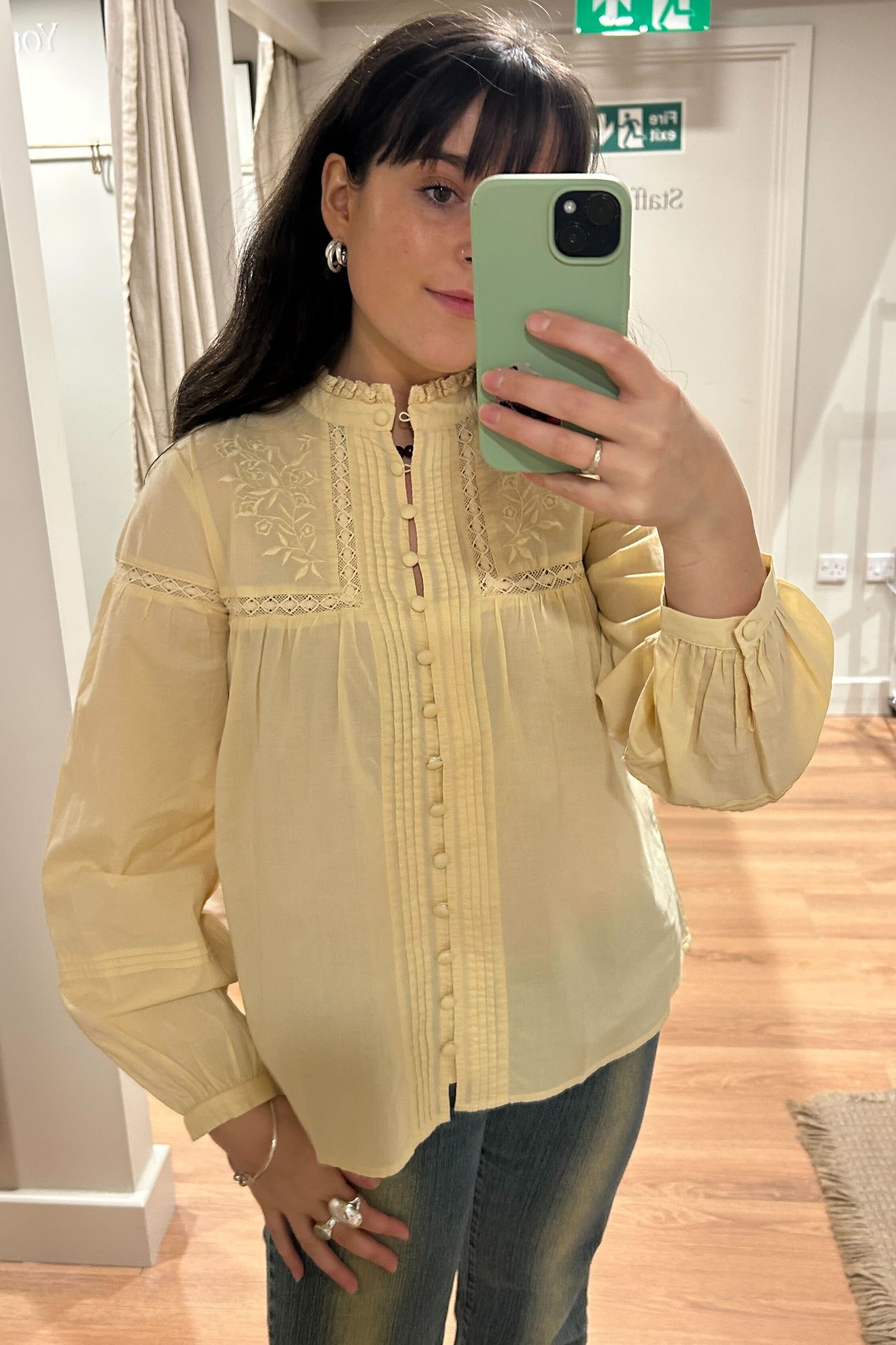 Image of yellow blouse