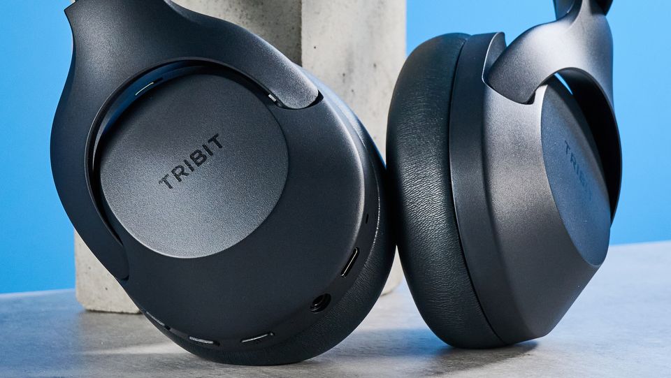Black Tribit QuietPlus 81 over-ear headphones