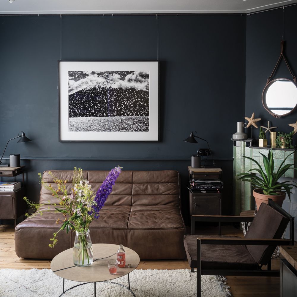Dark Wall Living Room Ideas Black Living Room Ideas: Decorating