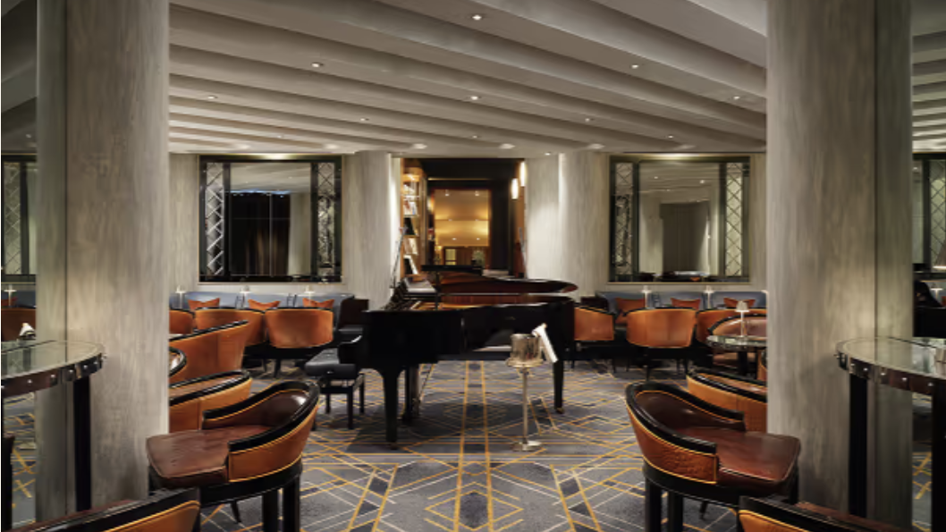 an image of the interiors at The American Bar at The Savoy