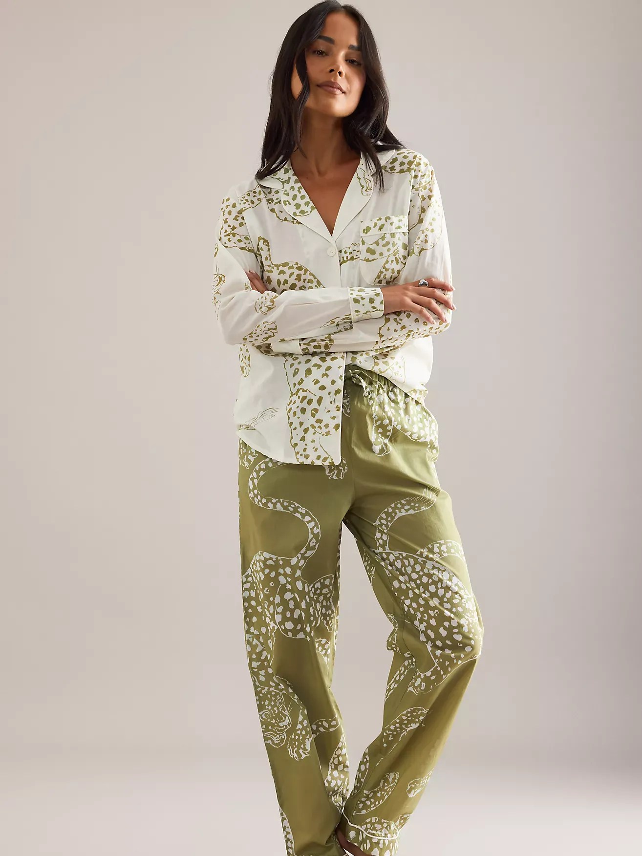 Jaguar Long Pyjama Set
