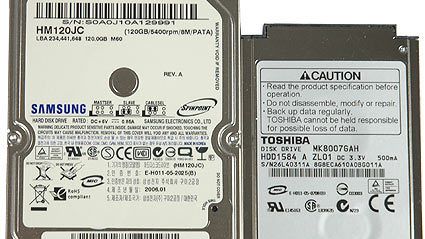 Toshiba MK4007GAL: 1.8