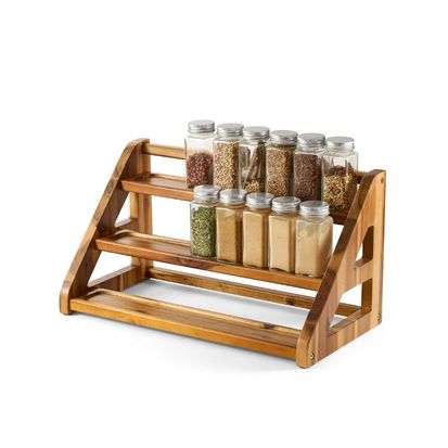 Acacia Wood Spice Rack
