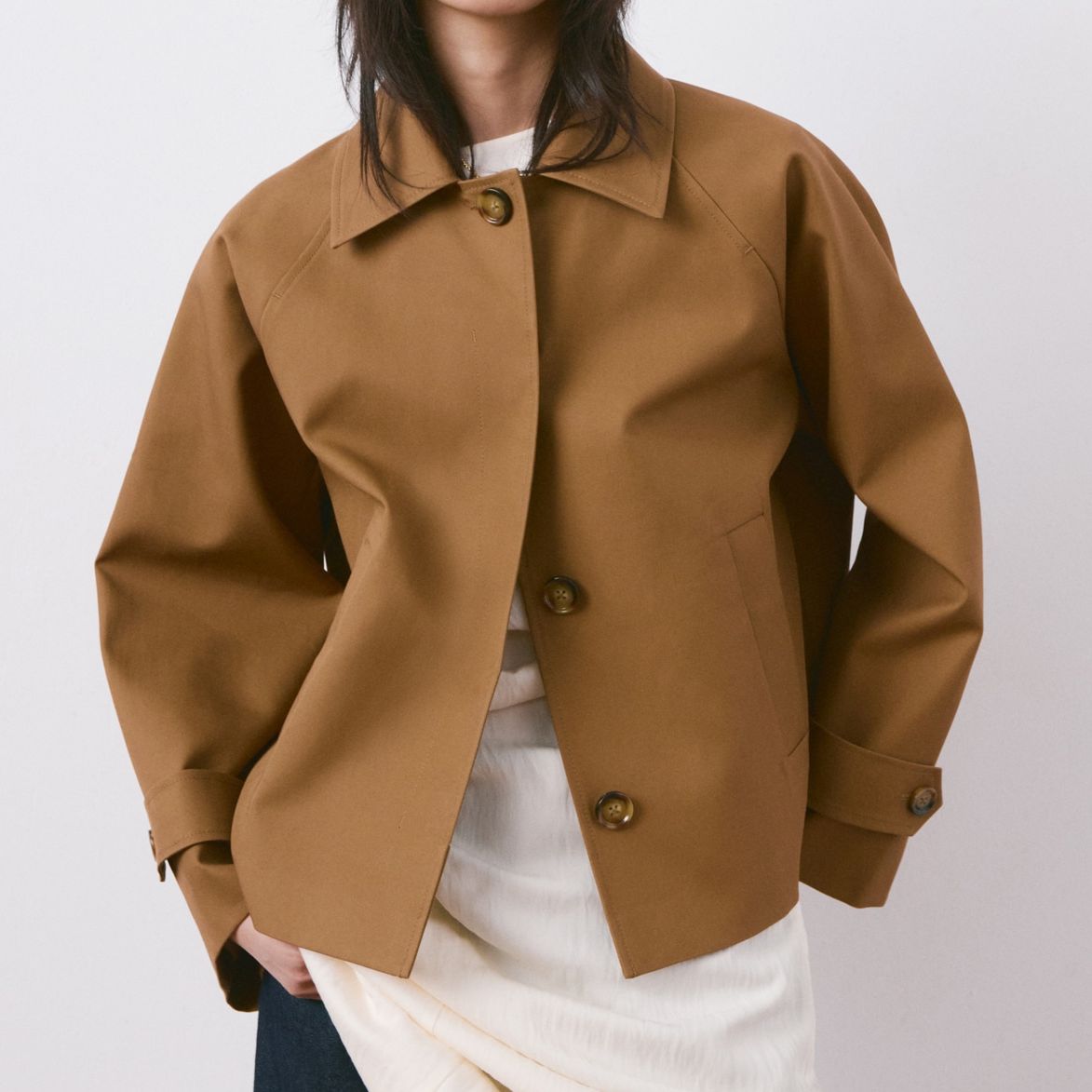 Oversized Short Trench - Women | Mango United Kingdom