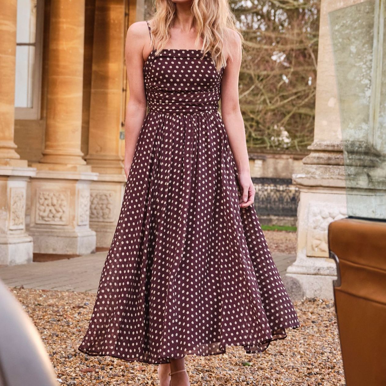 Mischa Chocolate Brown Regular Prom Dress