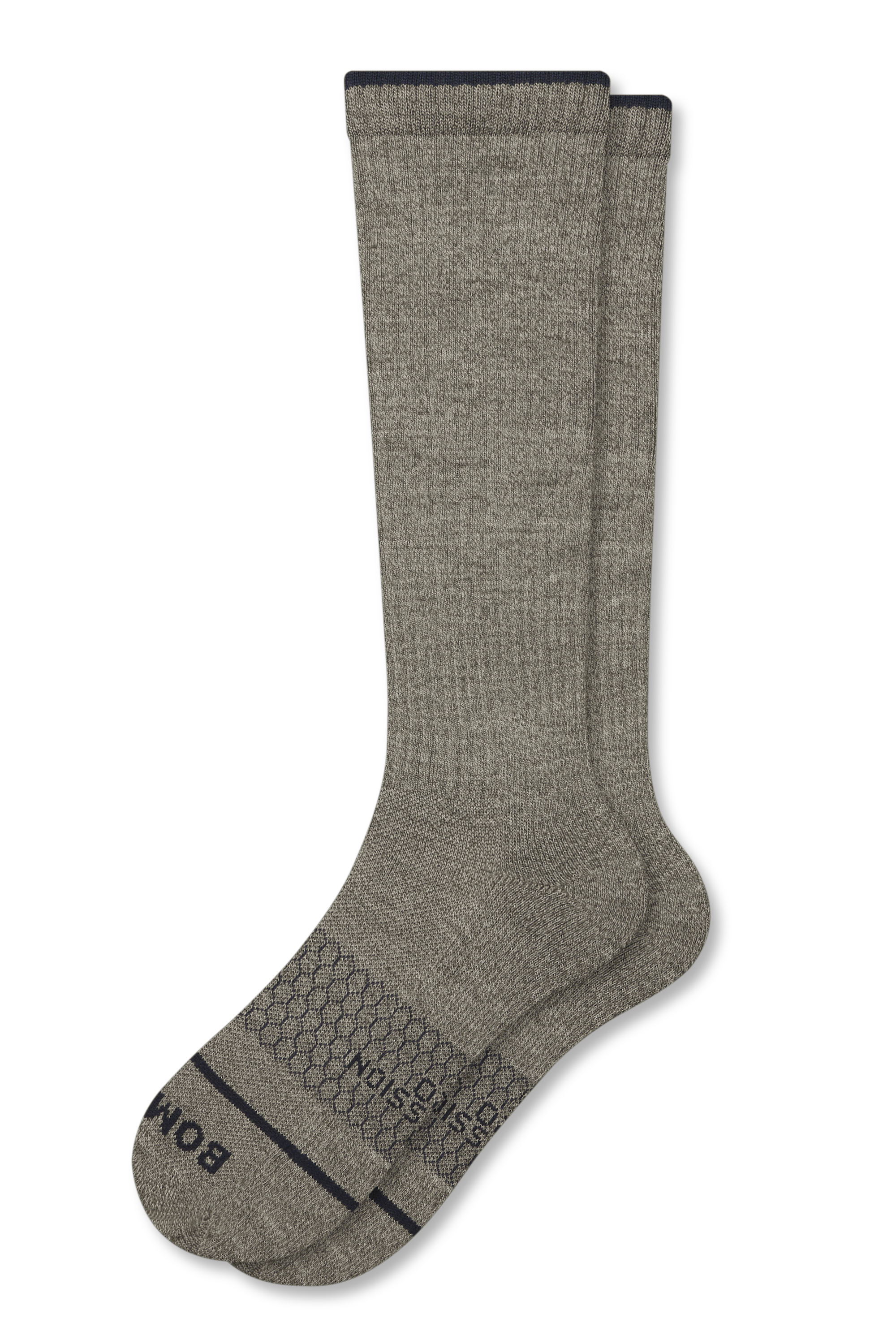 Women's Merino Wool Blend Everyday Compression Knee High Socks (15-20mmhg)