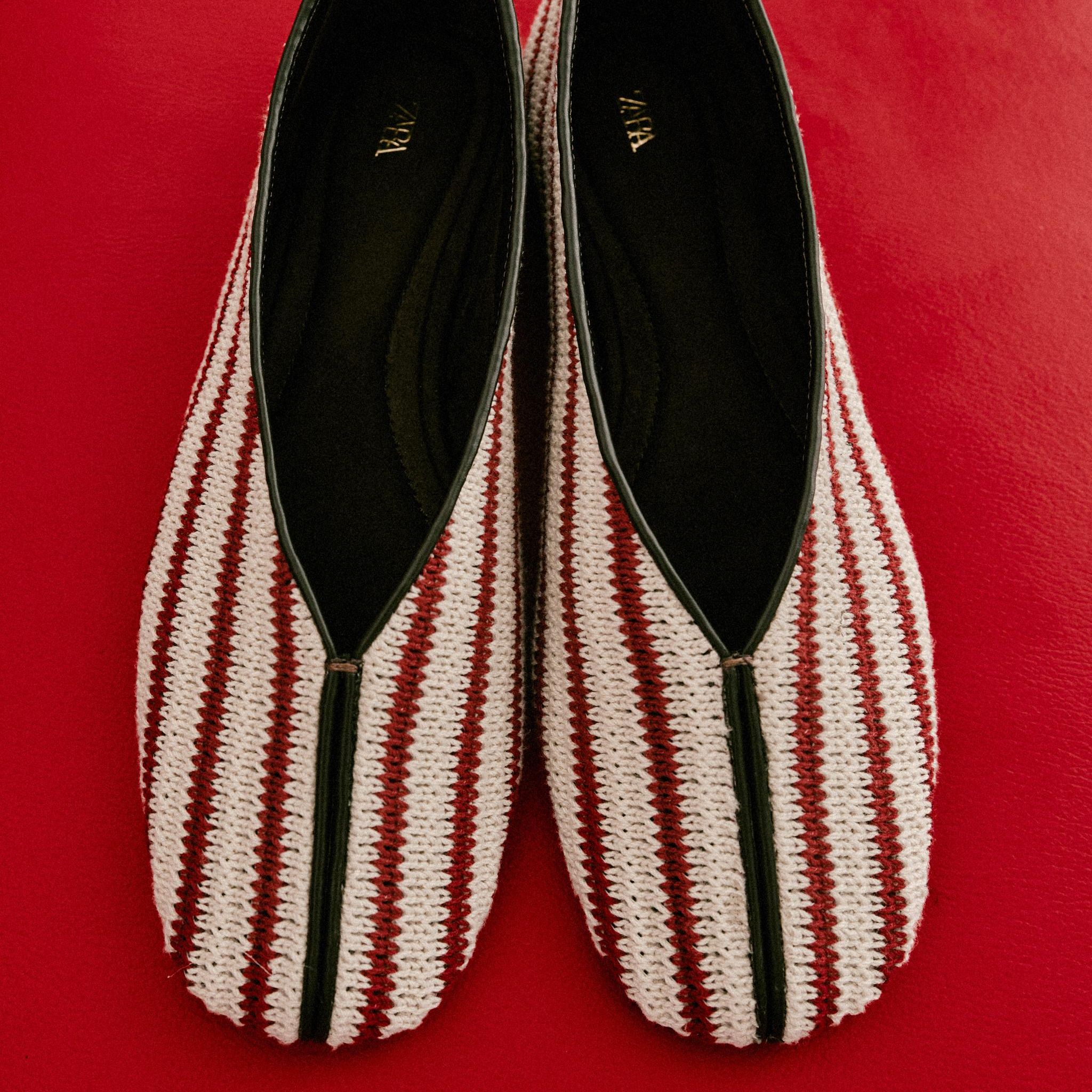 Striped Ballet Flats - Multicoloured - 2