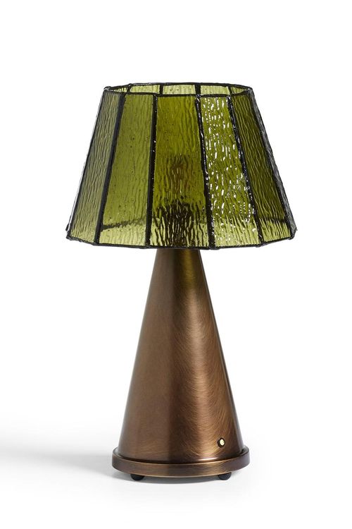Mosaica Portable Table Lamp and Shade 