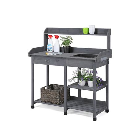 Potting Bench With Sink