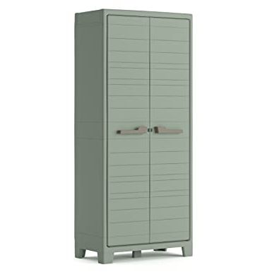 Keter Planet Outdoor Indoor Multispace Garage Utility Multi Purpose Cabinet - Green