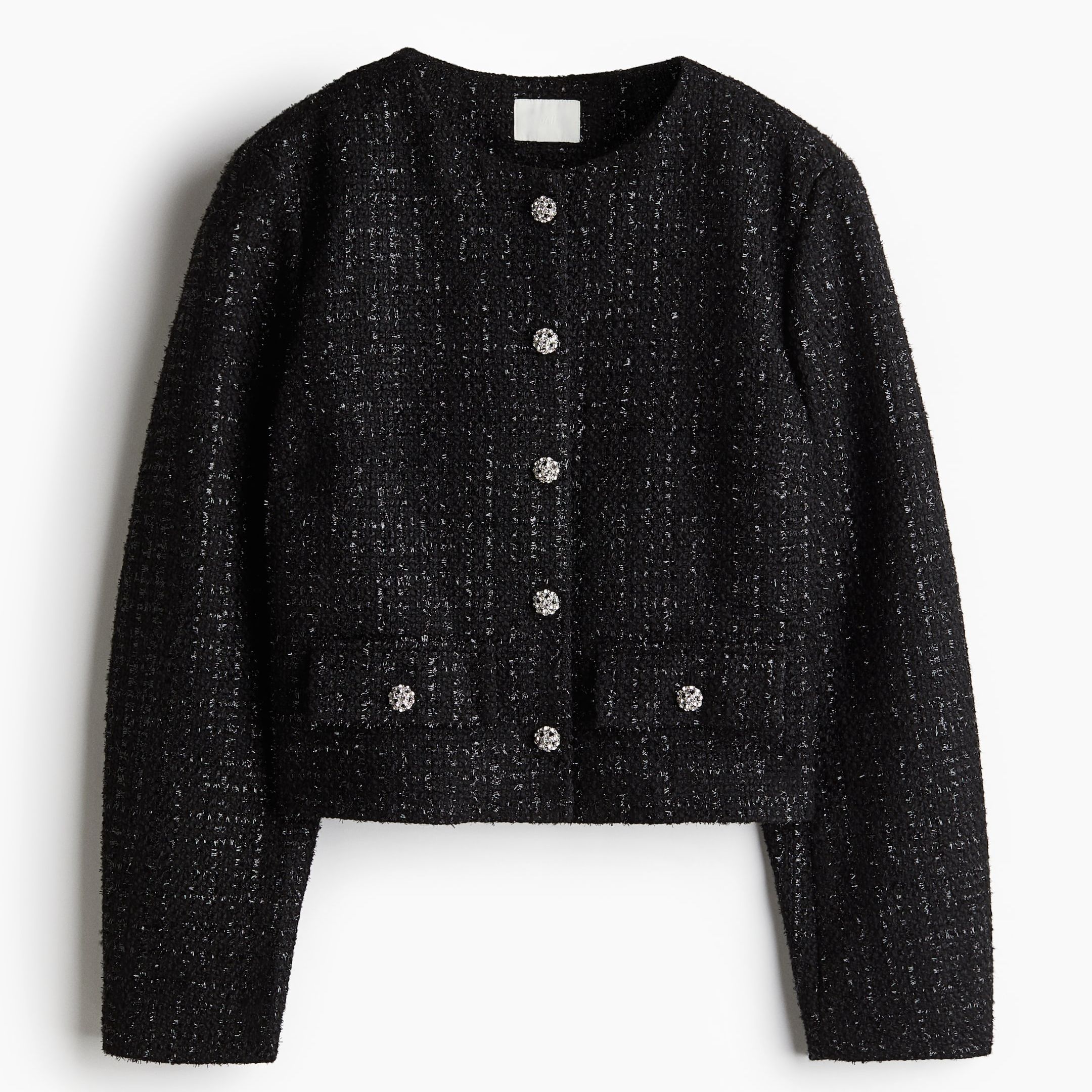 Boucl&amp;eacute; Jacket - Black