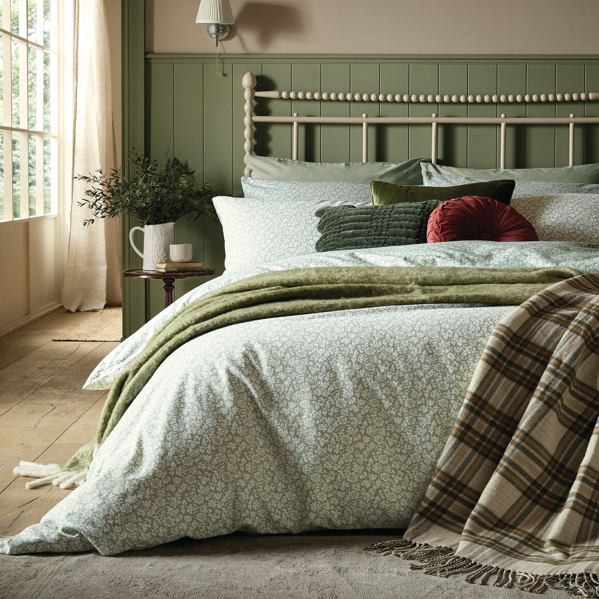 Sweet Alyssum Brushed Cotton Bedding Set