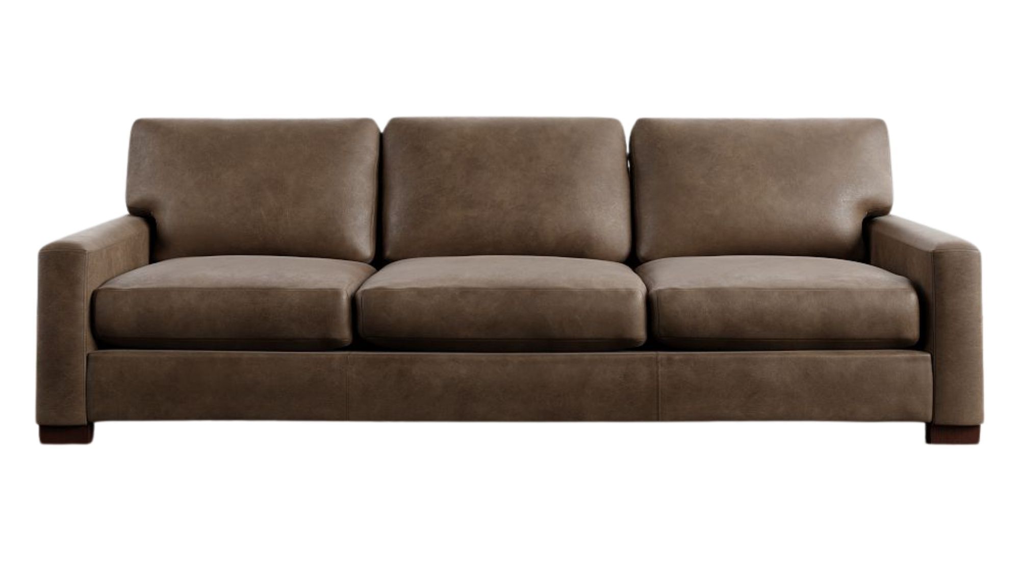 Pottery Barn, Turner Square Arm Leather Sofa