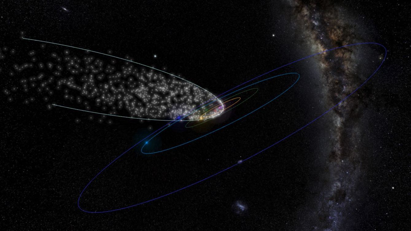 画材 Meteor Shower meteor-shower-background-