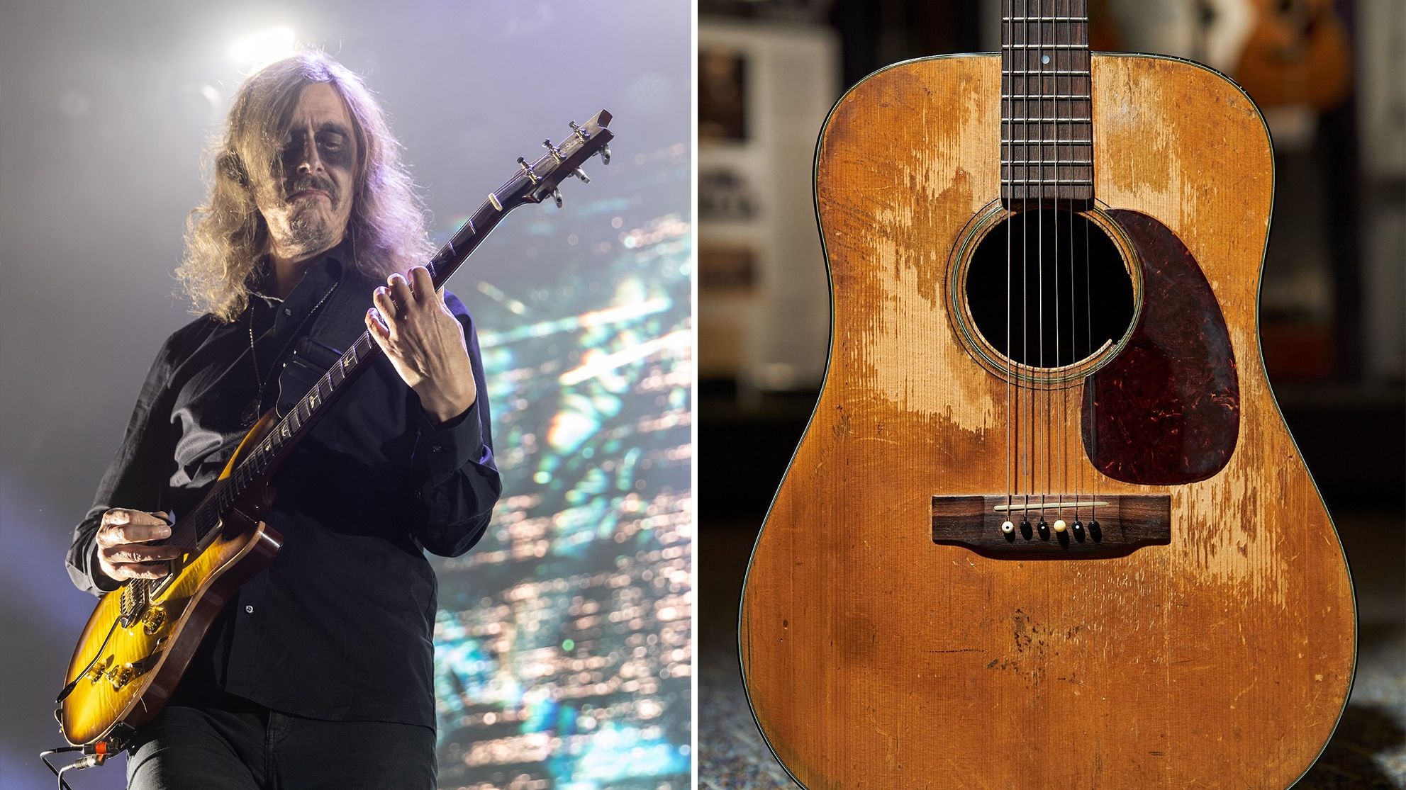 When Mikael Åkerfeldt played Kurt Cobain's Martin guitar | Guitar