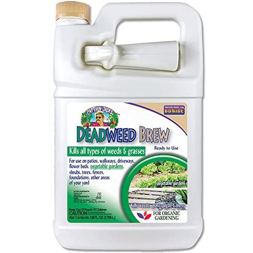 Bonide Captain Jack's Deadweed Brew, 128 Oz Ready-To-Use, Controls All Types of Weeds and Grasses, for Organic Gardening