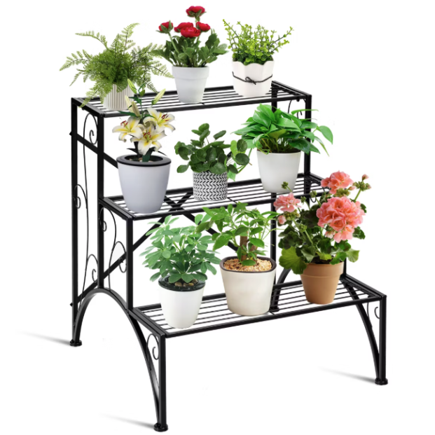Costway 3-Tier Metals Plant Stand