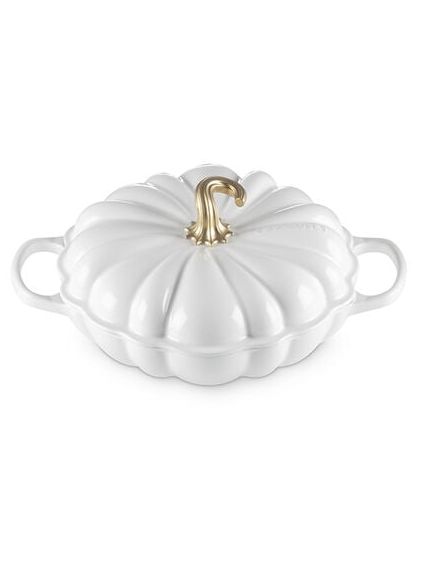 Le Creuset, Signature Pumpkin Braiser, White