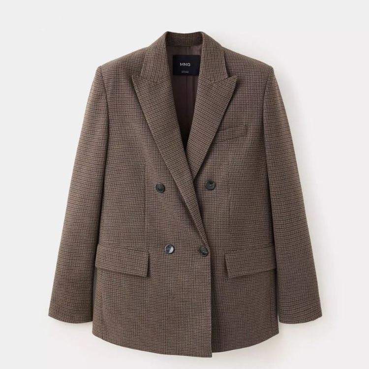 Image of herringbone blazer
