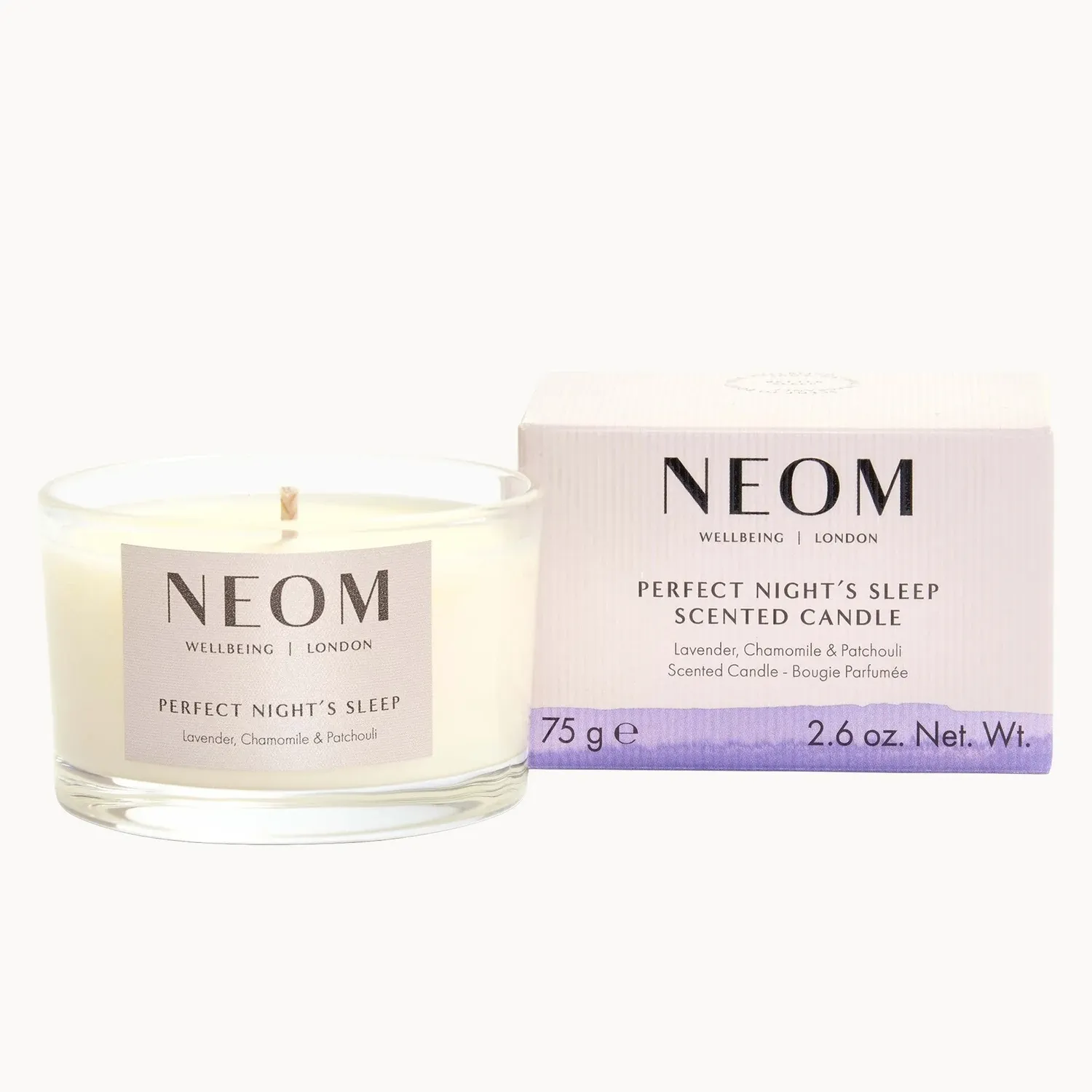 Neom Wellbeing Perfect Nights Sleep Scented Travel Candle