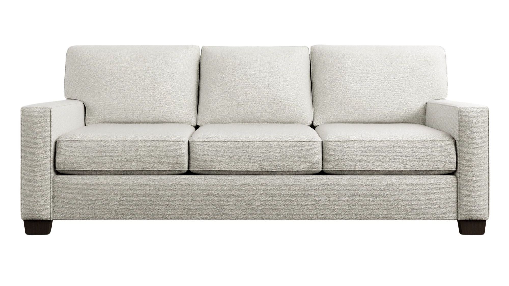 Pottery Barn, Buchanan Square Arm Sleeper Sofa with Memory Foam Mattress