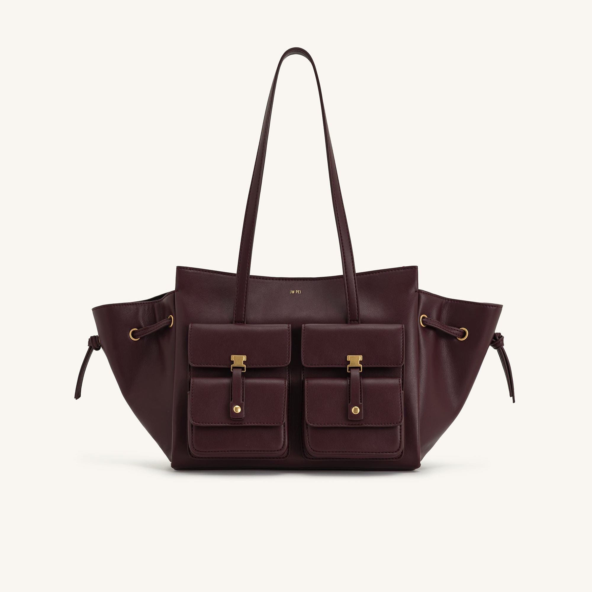 Linda Tote Bag - Deep Burgundy