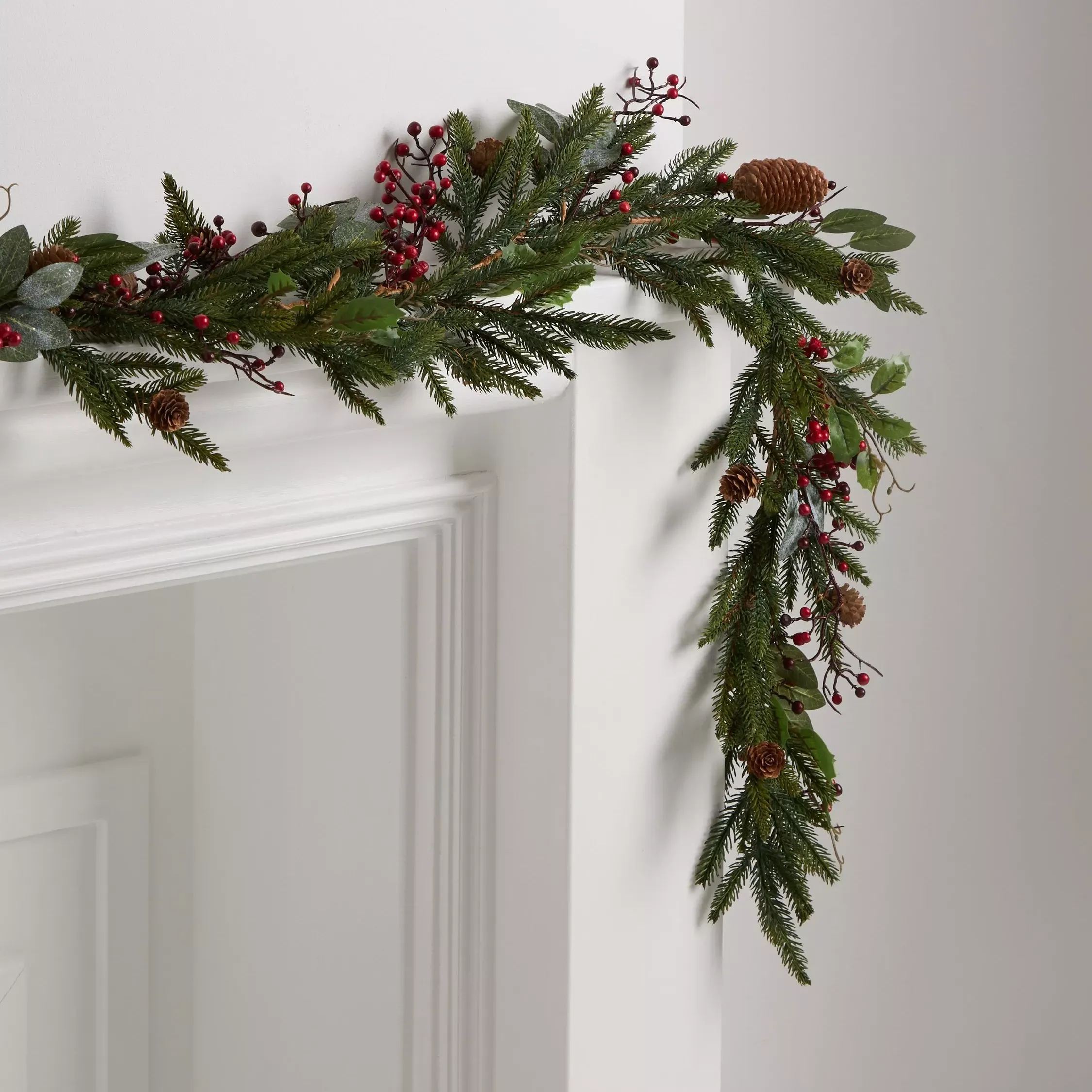 John Lewis Berries and Pine Cones Garland, L180cm