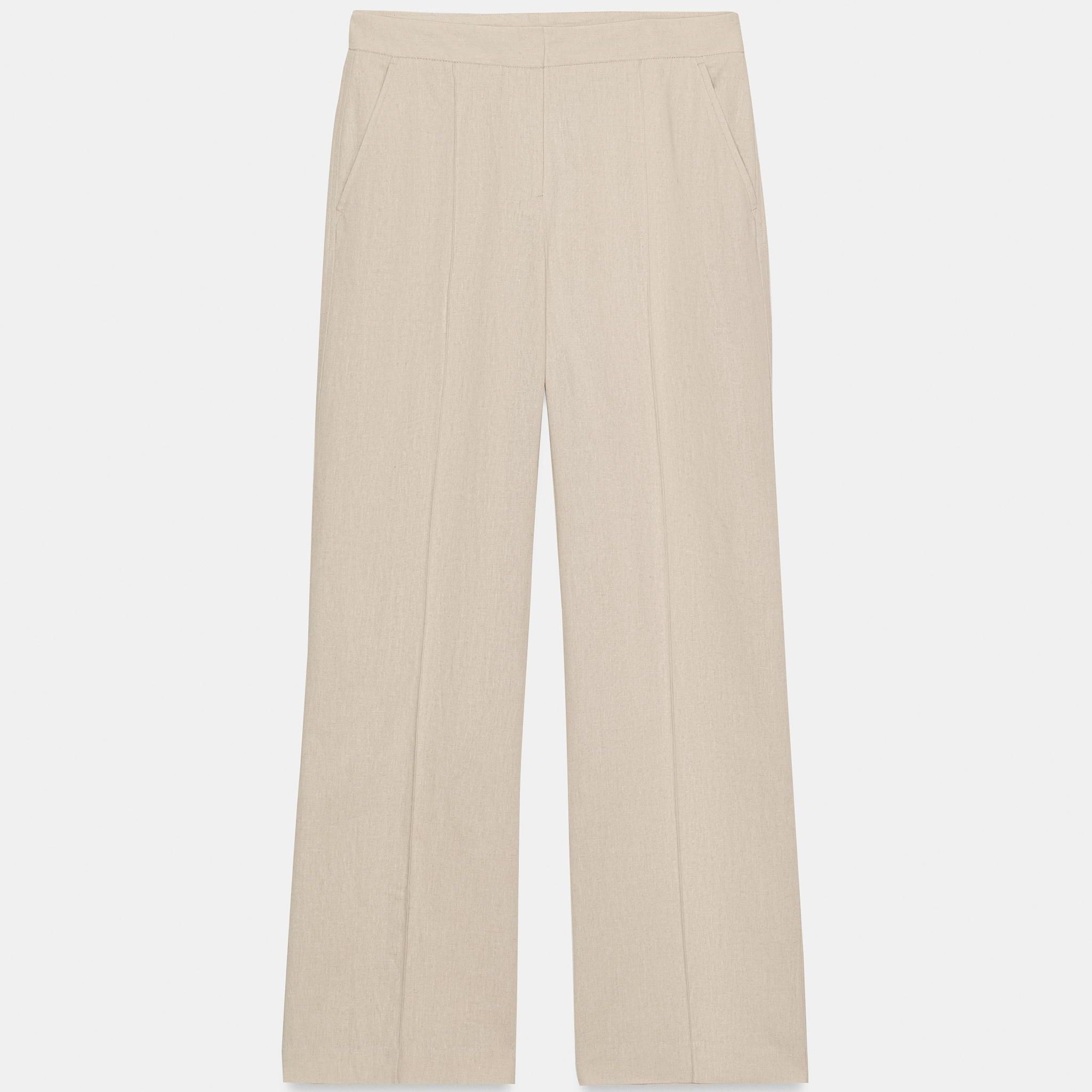 Linen Blend Safari Trousers