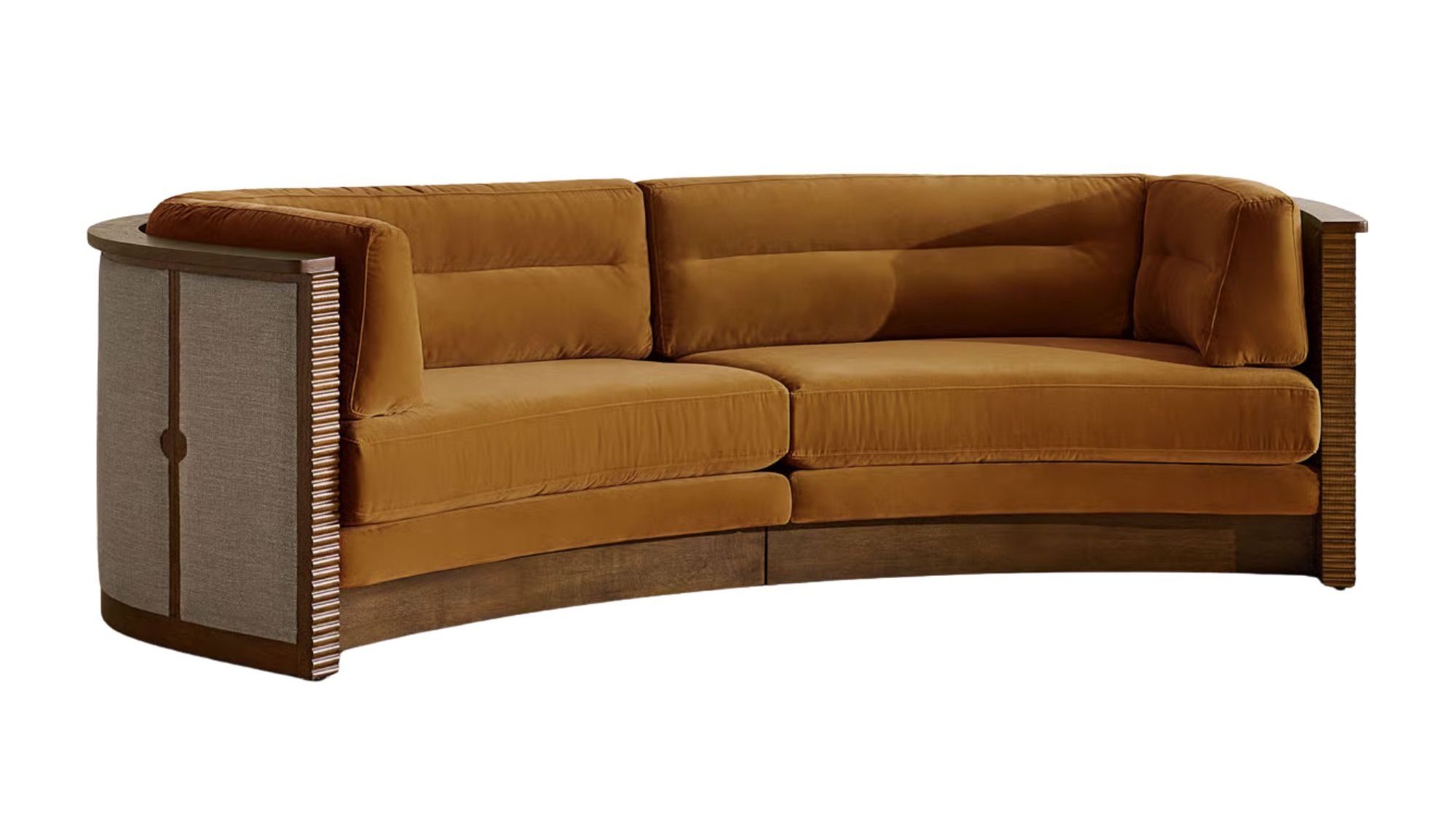 Soho Home, Belmont Three Seater Sofa in Velvet