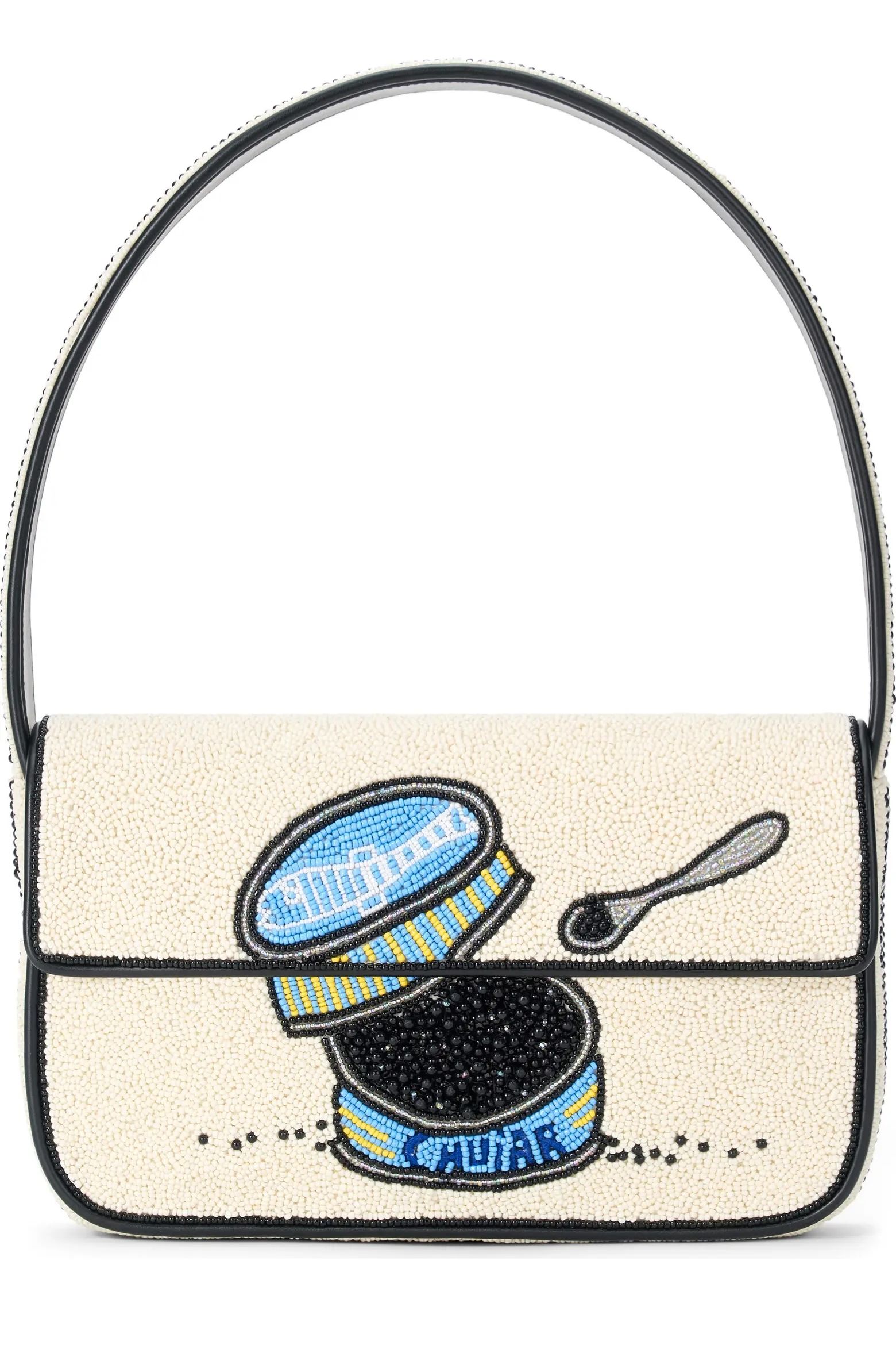 Staud Tommy Beaded Shoulder Bag