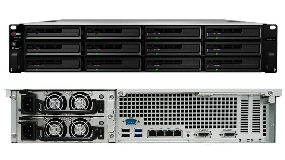 Synology RackStation RS3614RPxs ラック型NAS Synology RackStation RS3614RPxs 12-bay SATA Dual Core Redundant
