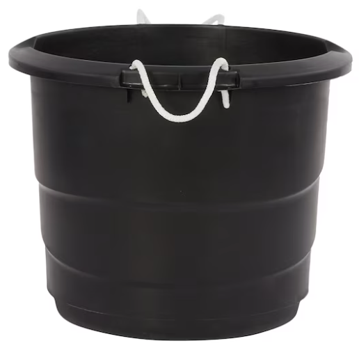 Project Source 18 Gallon Bucket With Rope Handles