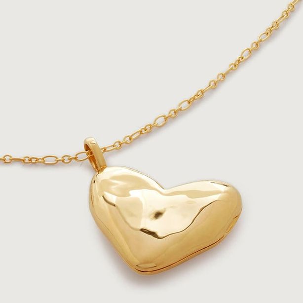 Monica Vinader Woven Heart Locket Necklace
