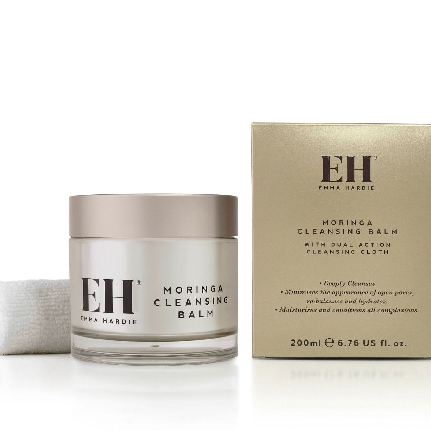 Moringa Cleansing Balm With Dual Action Cleansing Cloth