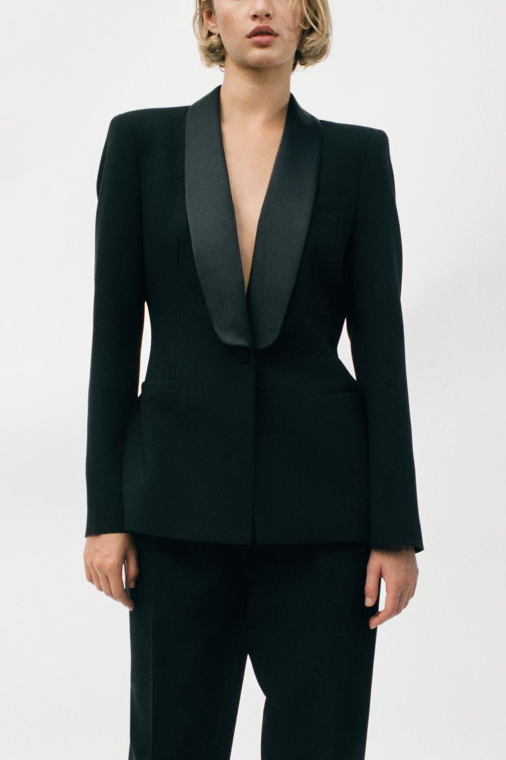 Tailored Tuxedo Blazer