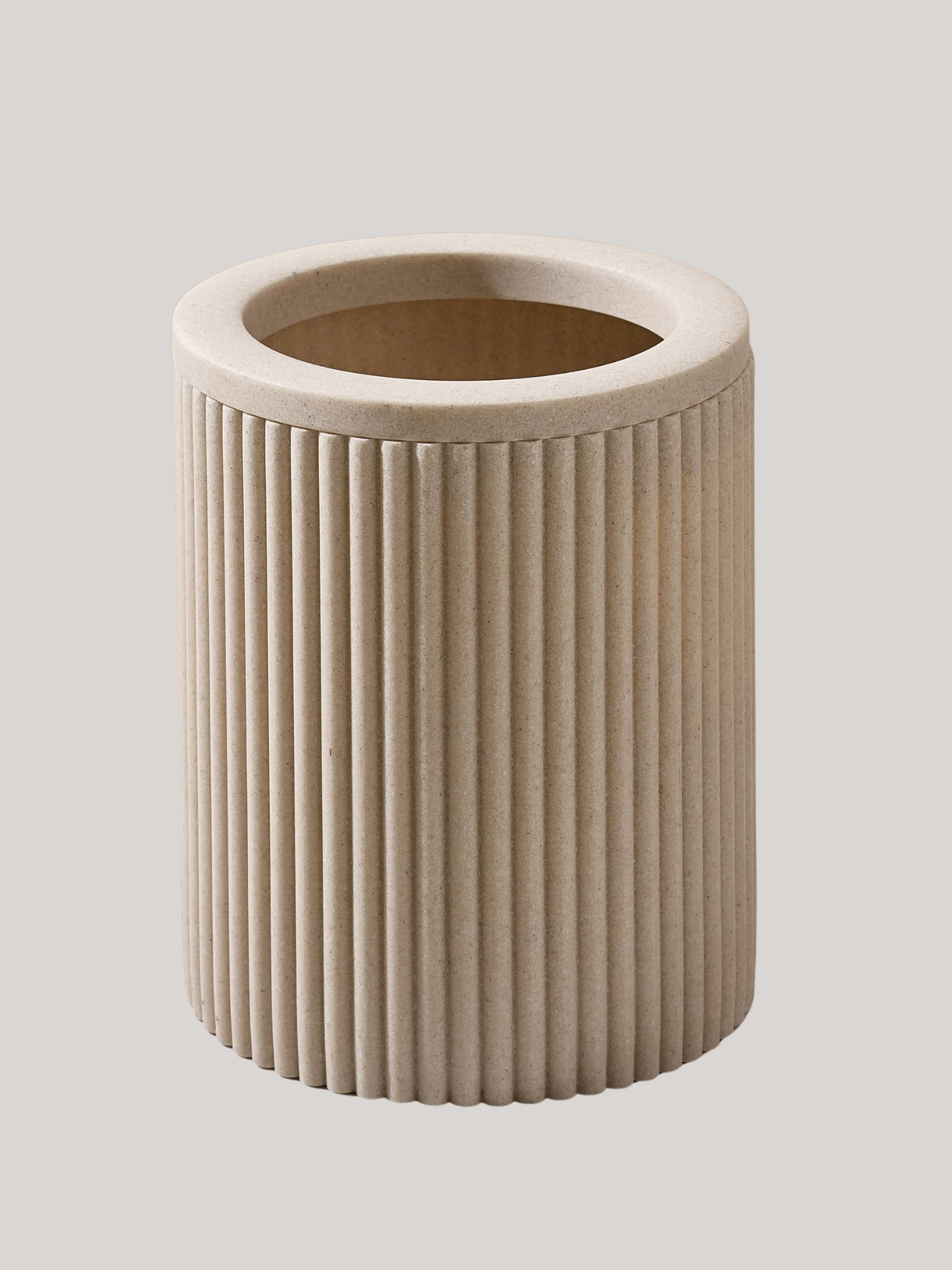 Natural Resin Ribbed Bin