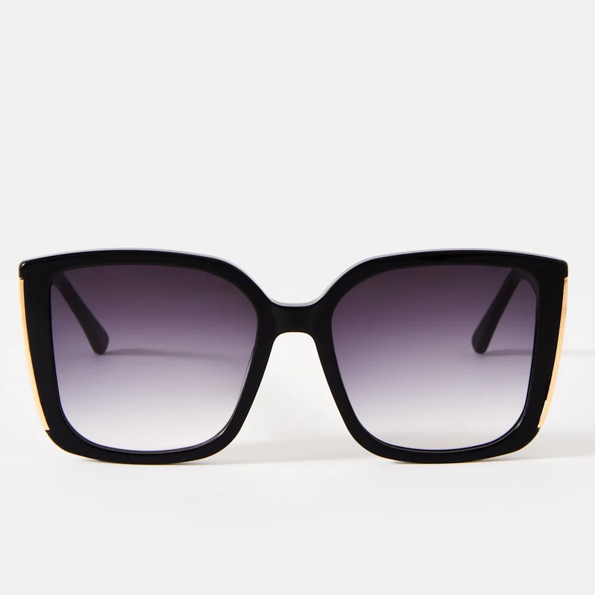 Mint Velvet, Black Oversized Square Sunglasses