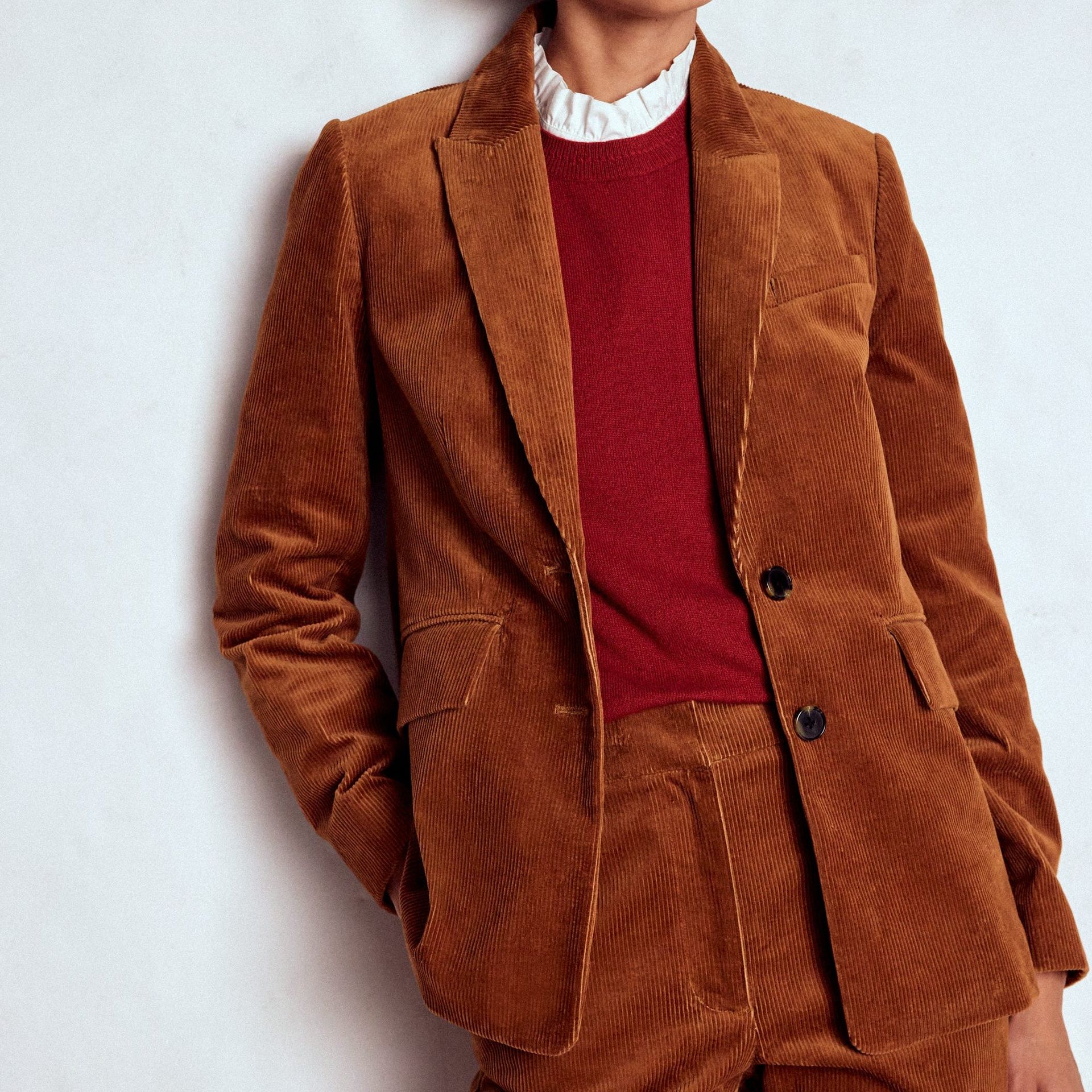 Stamford Cord Blazer-Ginger