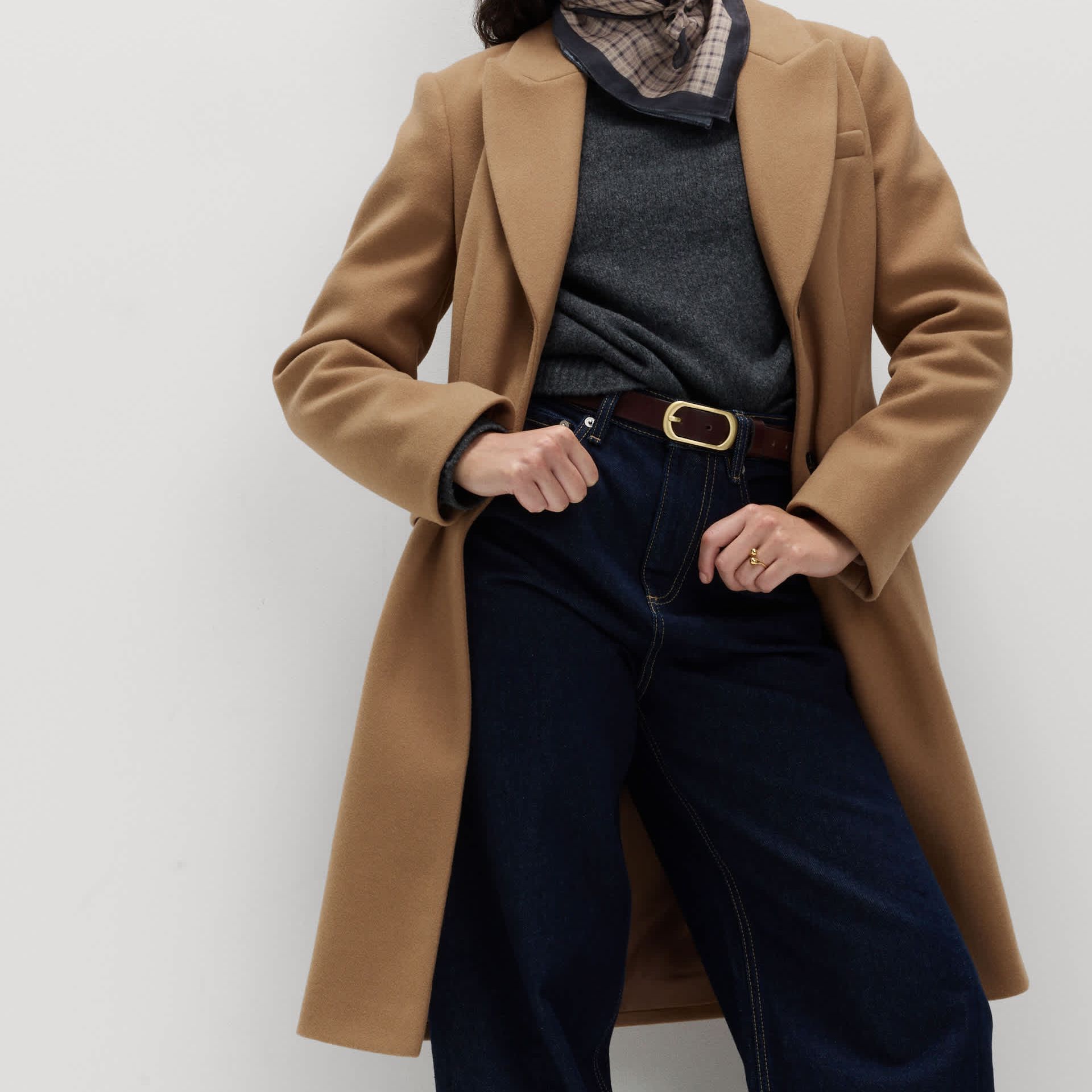 Collared Longline Tailored Coat