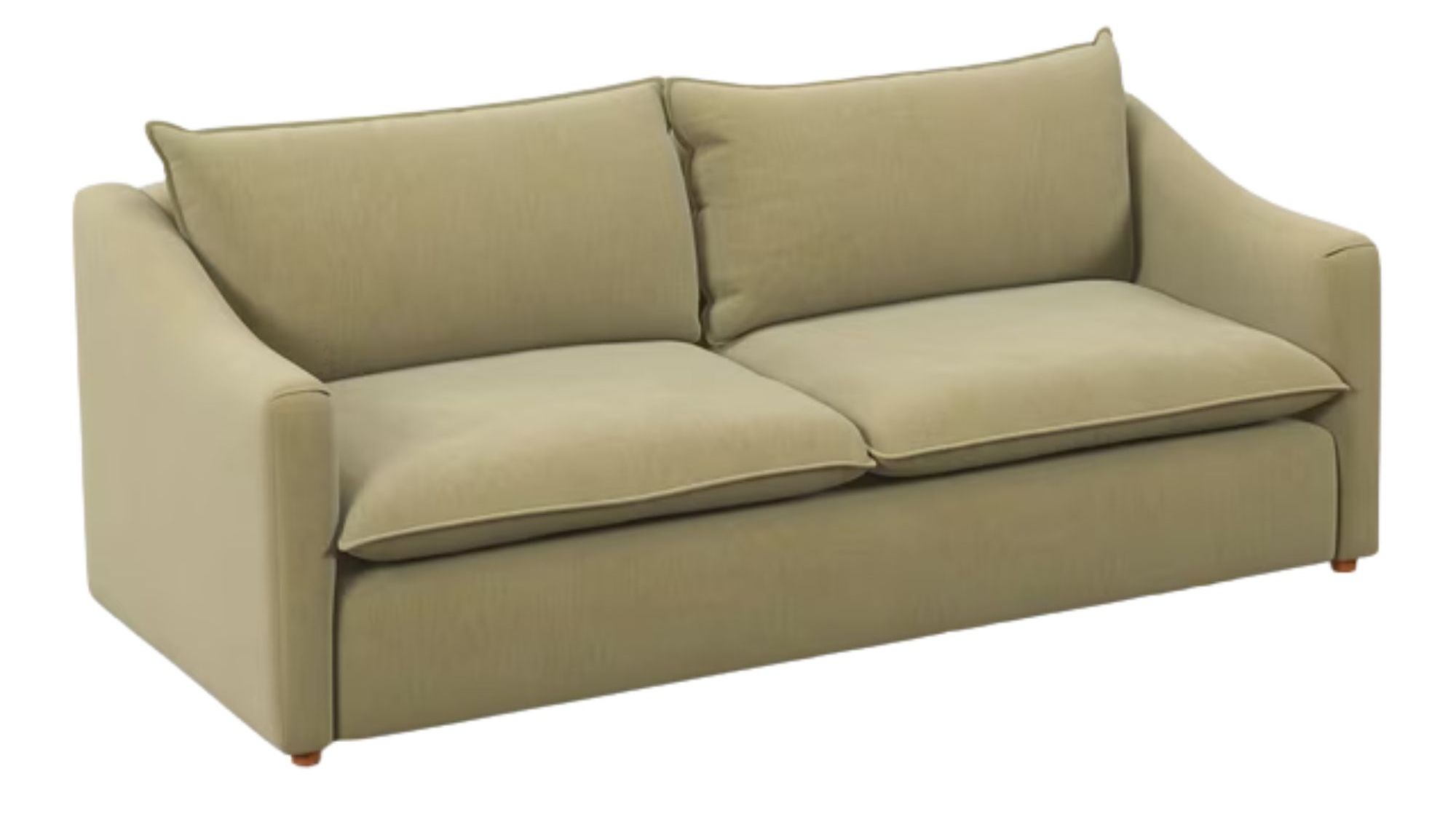 John Lewis, Ashbourne Large 3 Seater Sofa in Olive Green