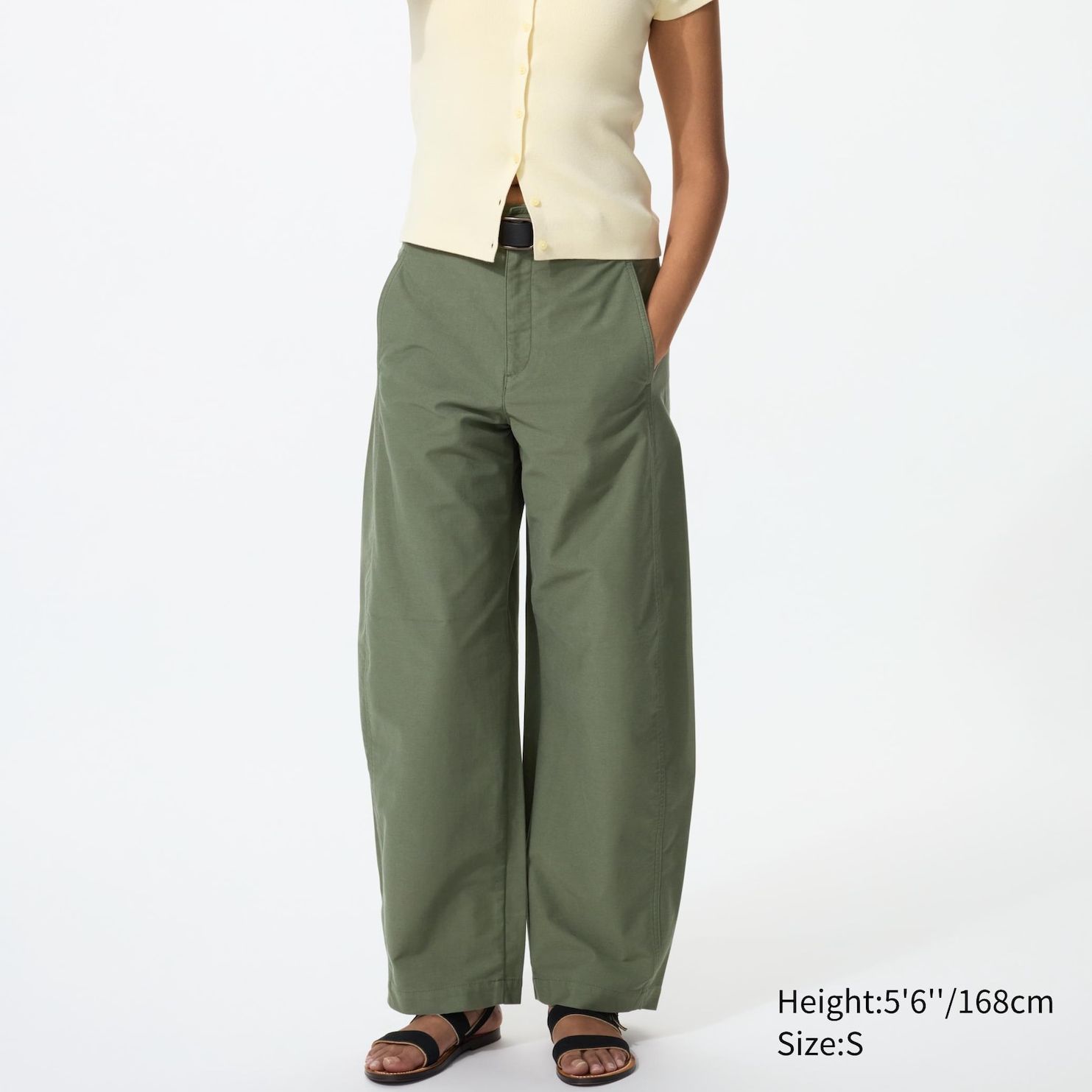 Jersey Barrel Leg Trousers
