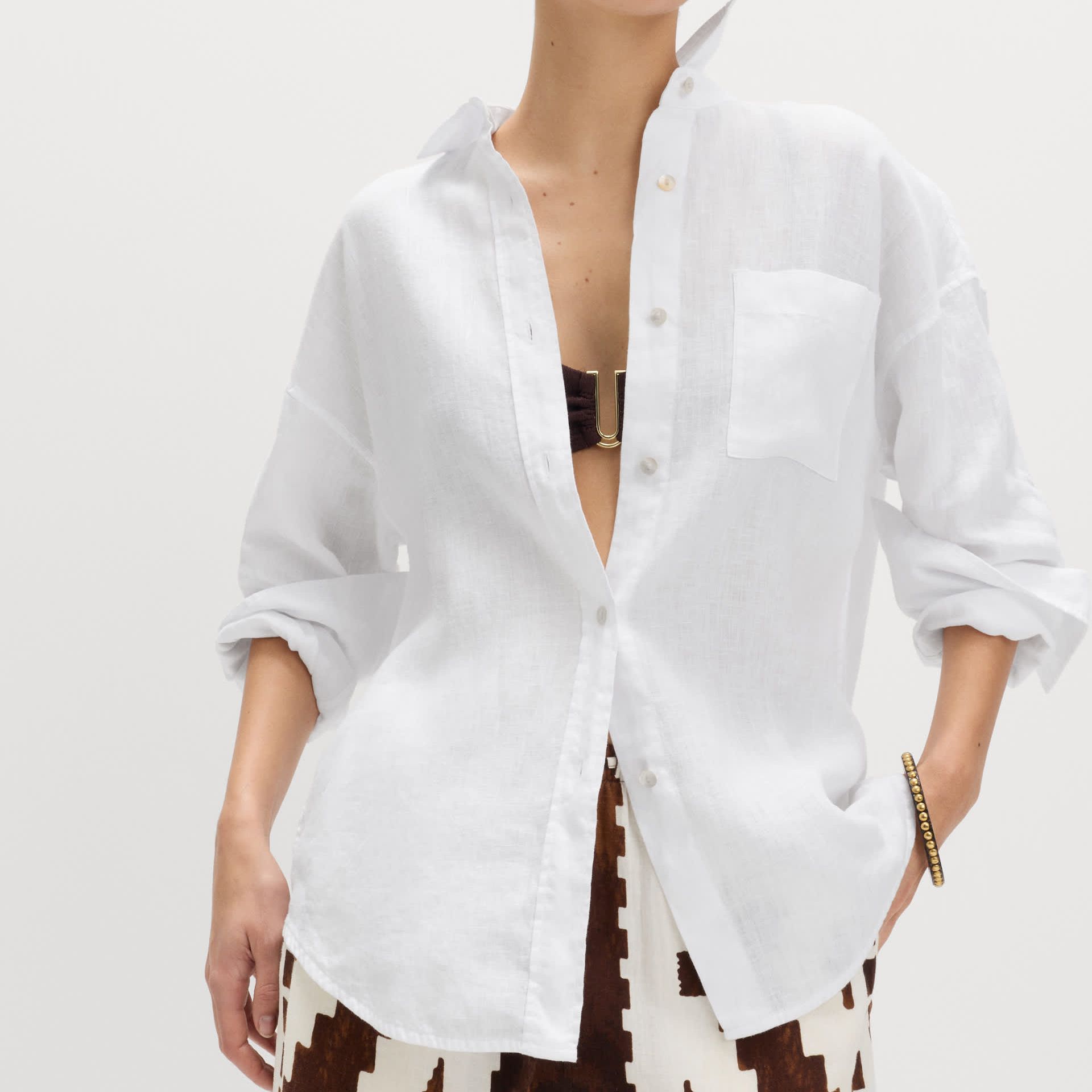 Pure Linen Relaxed Shirt