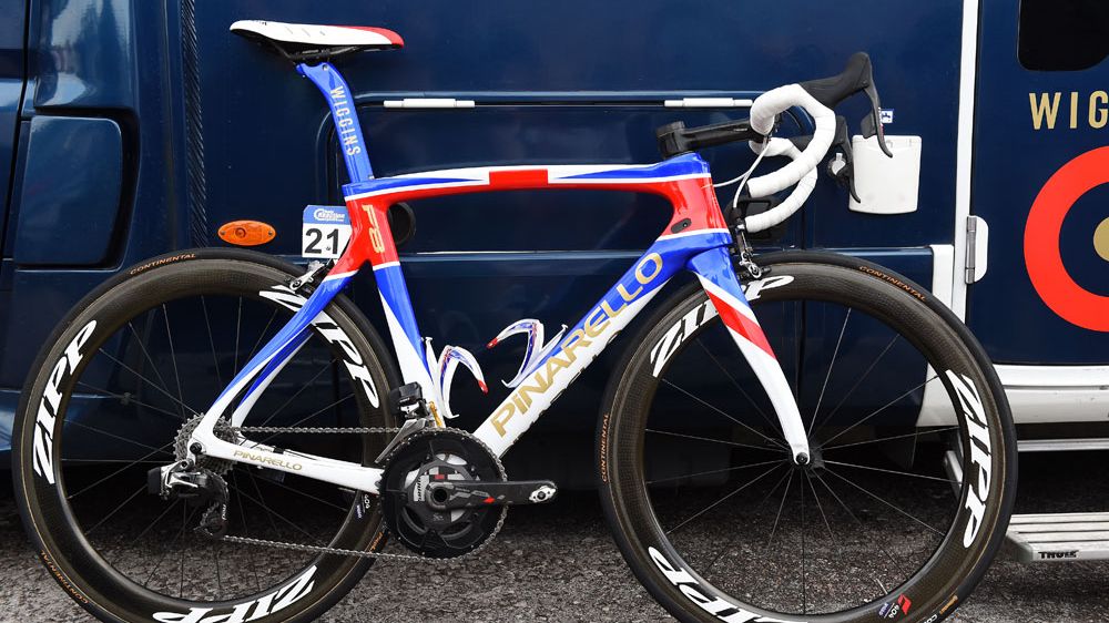 自転車本体 PINARELLO DOGMA F8 TEAM WIGGINS SIZE54 Pro Bike: Bradley Wiggins's Pinarello Dogma F8 from the Tour of